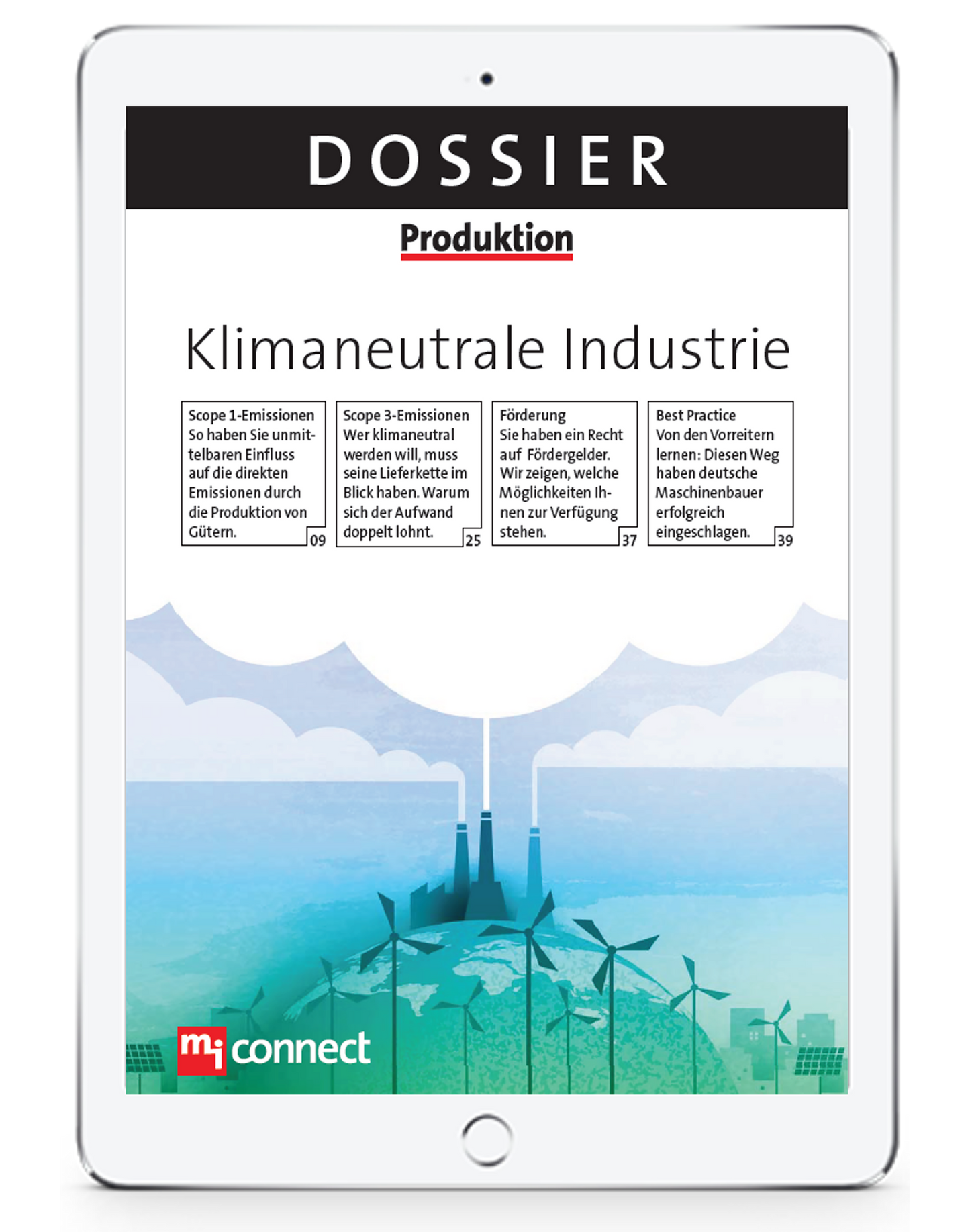 Produktion Dossier "Klimaneutrale Industrie" (PDF-Download)