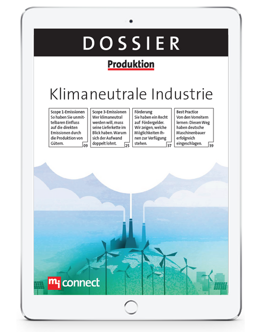Produktion Dossier "Klimaneutrale Industrie" (PDF-Download)