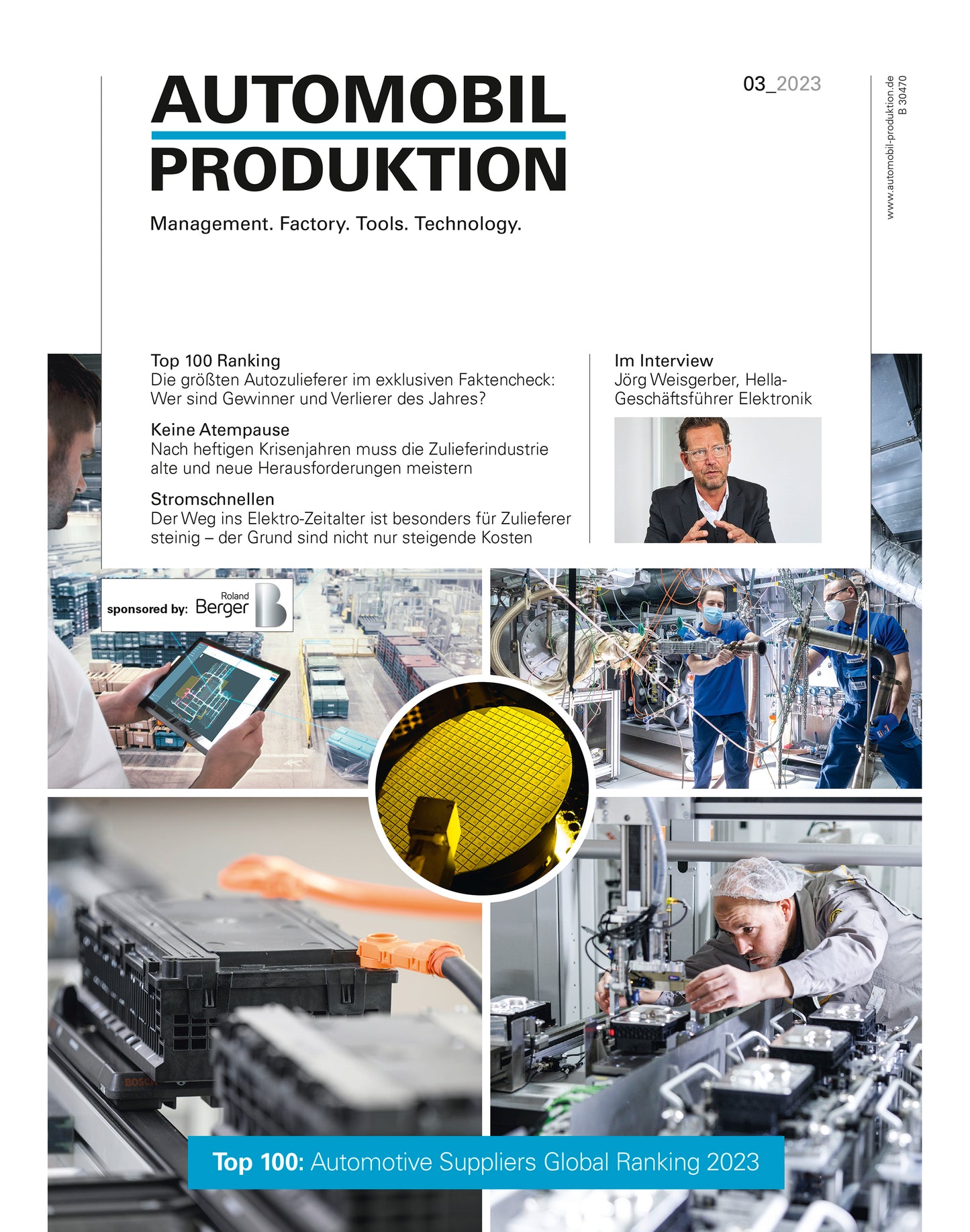 AUTOMOBIL PRODUKTION Top 100 Automotive Suppliers 2023 (Printheft inkl. PDF-Download)