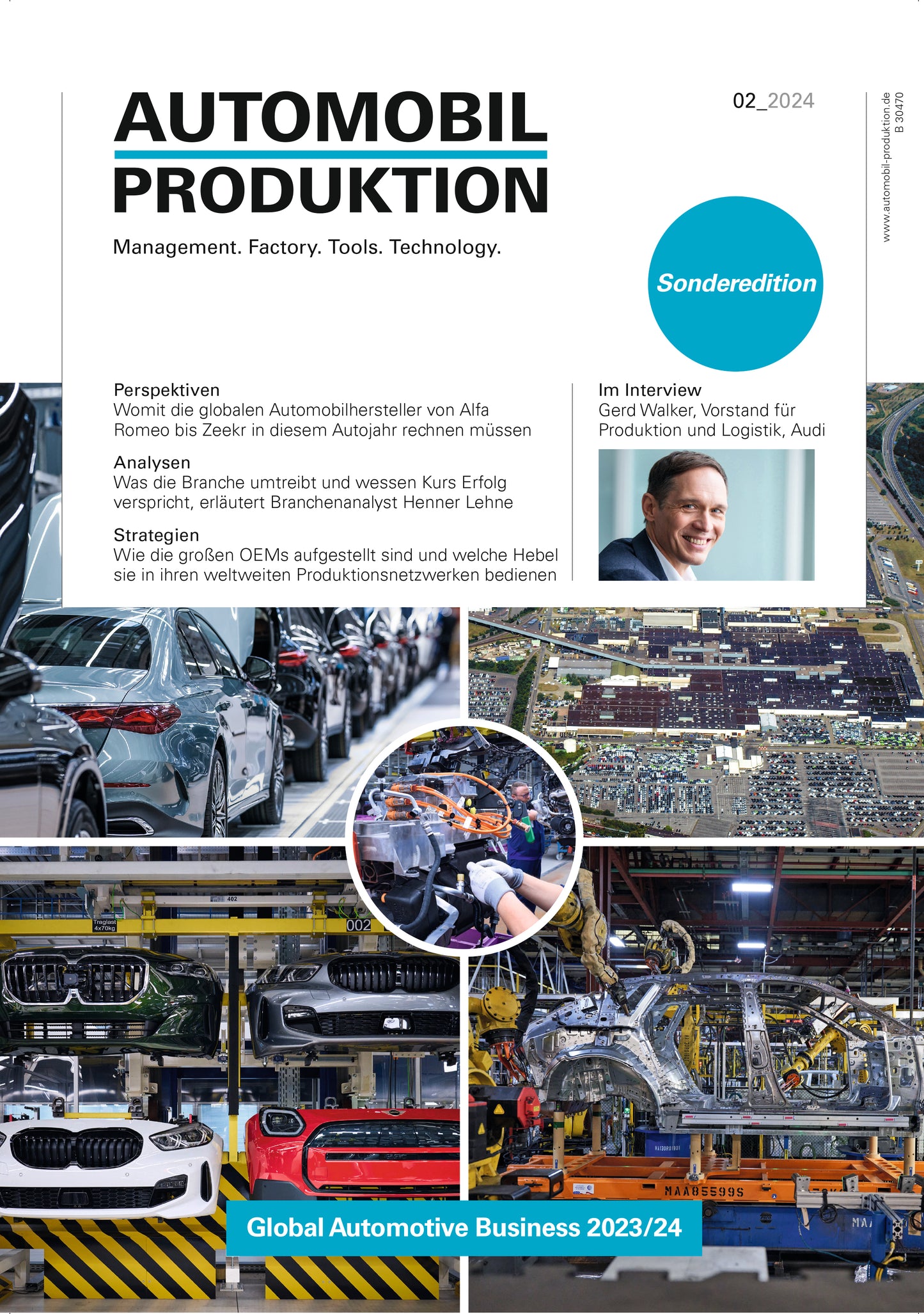 AUTOMOBIL PRODUKTION Global Automotive Business 2023/2024 (Printheft inkl. PDF-Download)