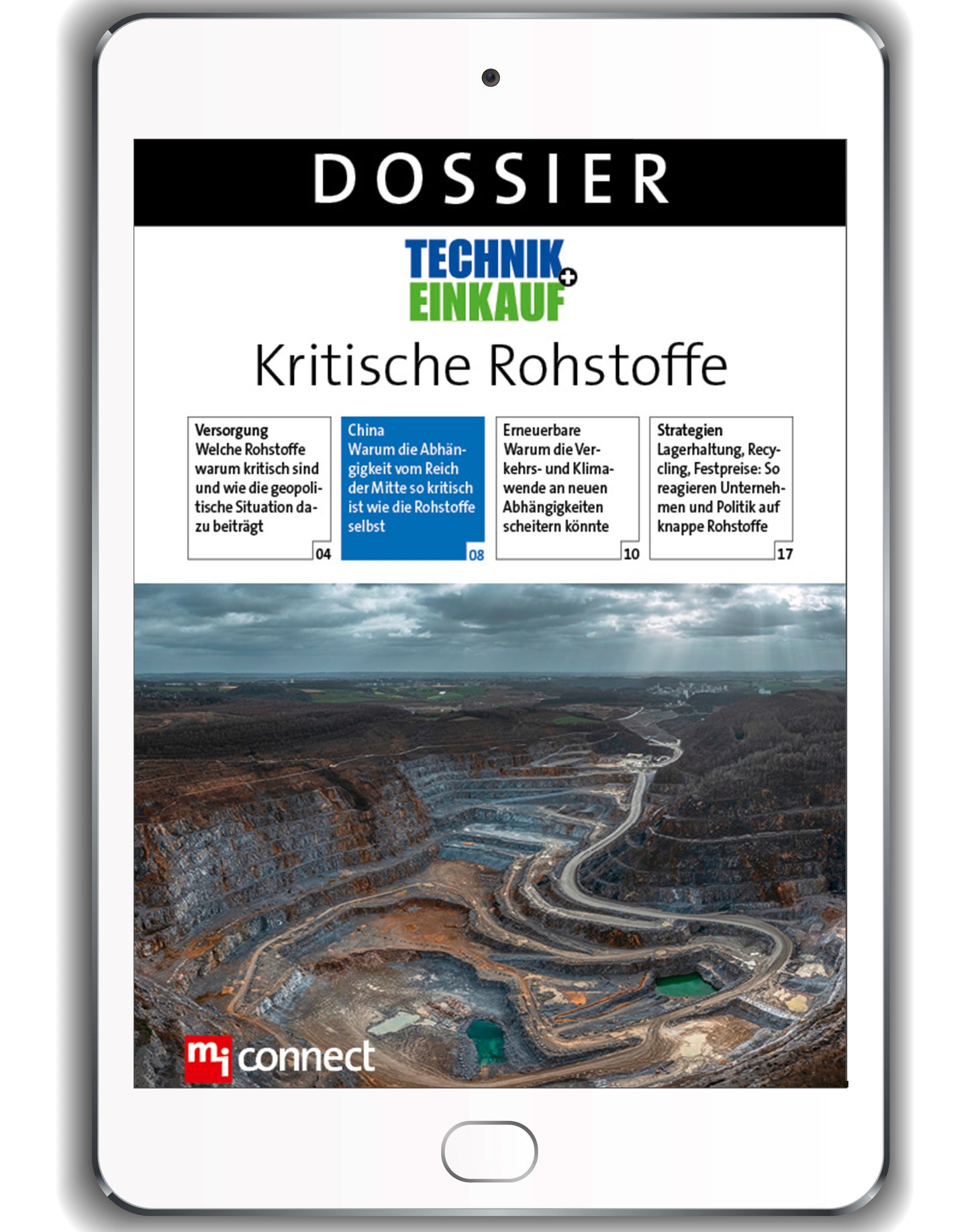 TECHNIK + EINKAUF Dossier "Kritische Rohstoffe" (PDF-Download)